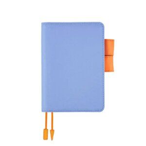 Hobonichi Techo A5 Cover, Water Candle Design, Blue & Orange